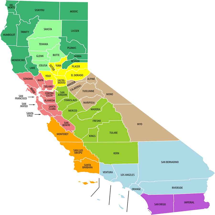 California Meeting Map